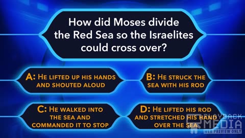 Water Bible Trivia Game for Kids