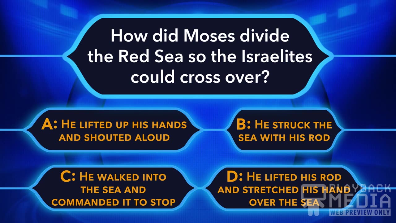 Water Bible Trivia Game for Kids