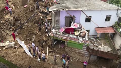 Devastating floods and mudslides in Brazil leave scores dead