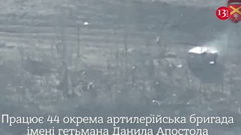 Russians come under fire while evacuating the wounded and equipment from shot equipment