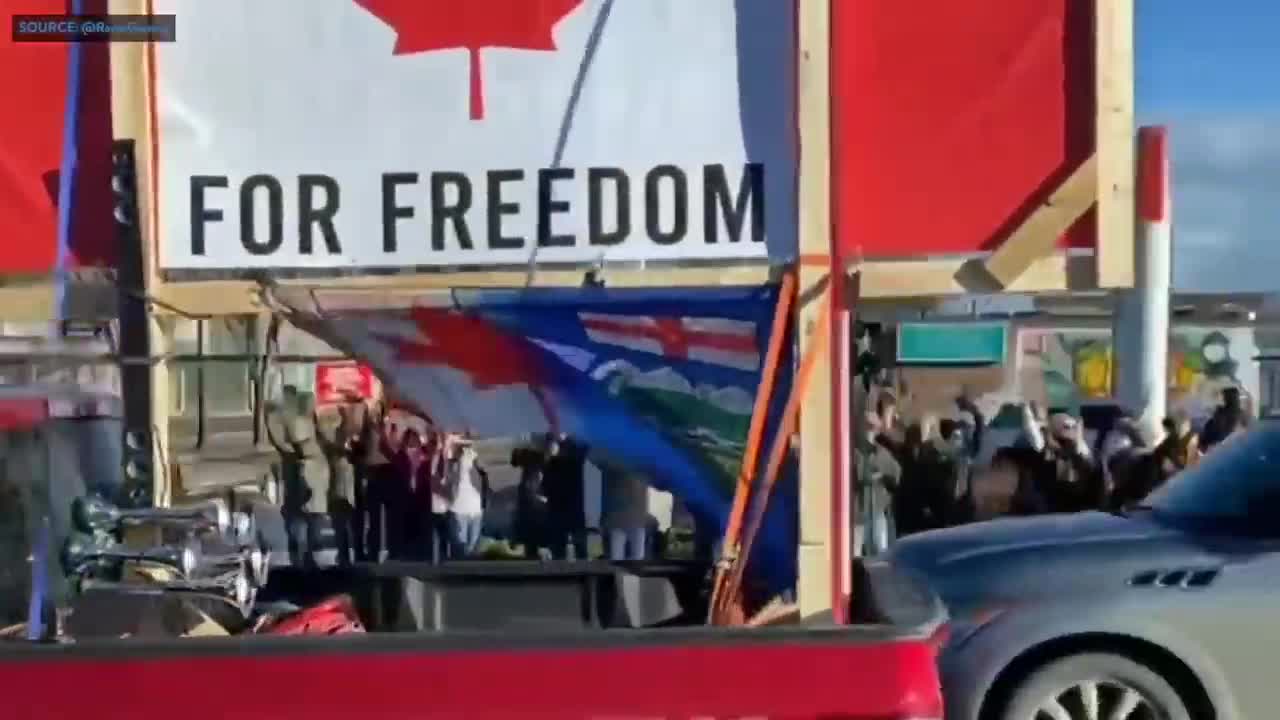 SEE HOW LARGE THE “FREEDOM CONVOY” TRUDEAU DENOUNCED HAS BECOME