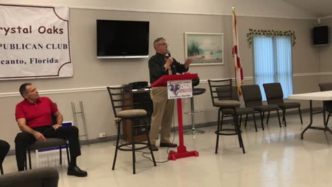 Jack Martin Speaking at Crystal Oaks Citrus