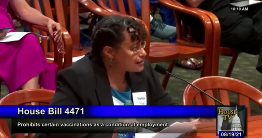 IMPORTANT TESTIMONY ON THE Vaccine: MICHIGAN HOUSE WATCH IT WHILE YOU CAN