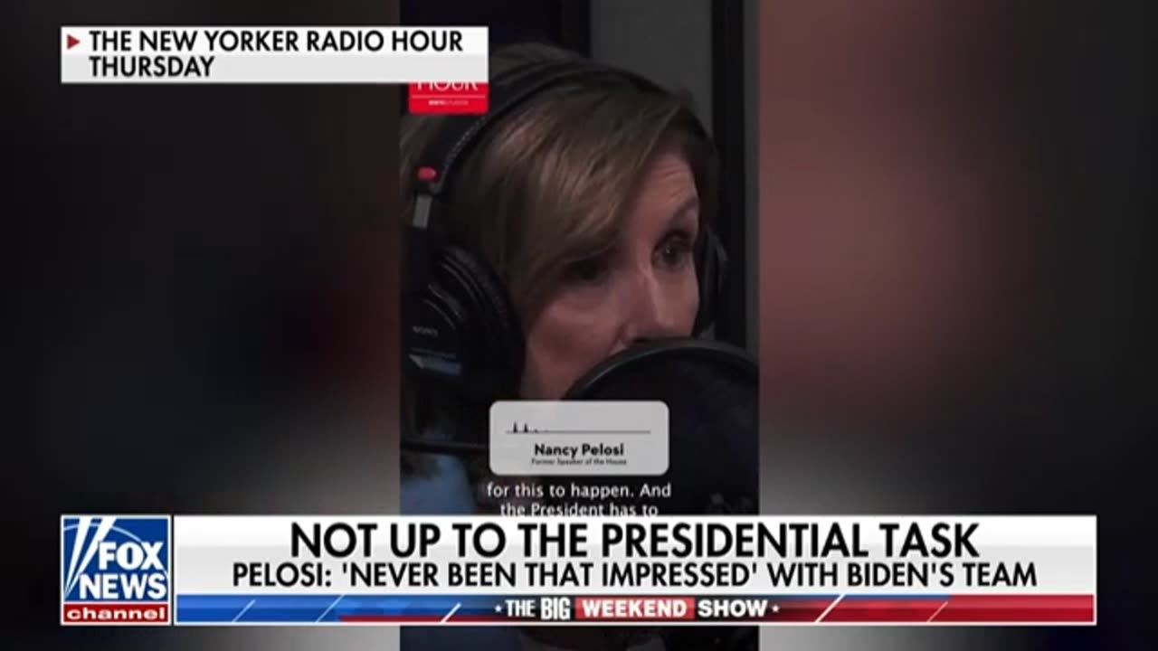 Nancy Pelosi admits she's never been that impressed with Biden's political operation