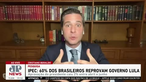 Pesquisa aponta reprovação de 60% dos brasileiros ao governo Lula