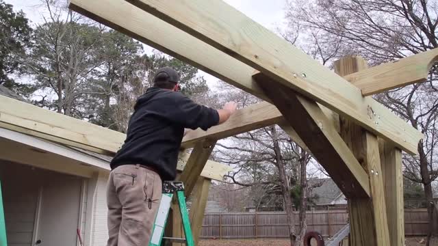 DIY Outdoor Woodworking Projects | Patio Pergola