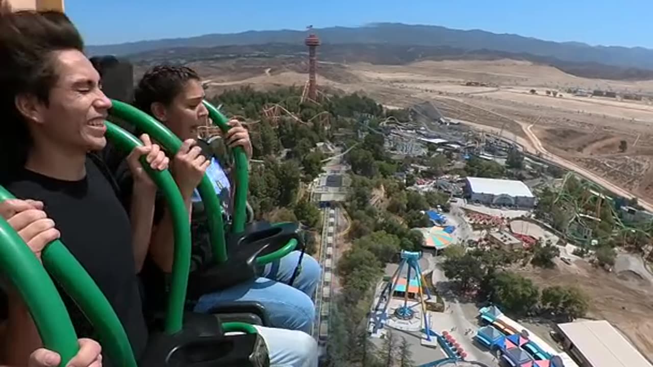 Could you handle this INSANE Drop tower ride? #shorts