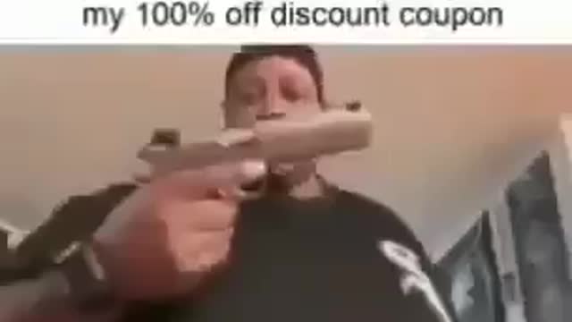 show the shopkeeper my discount coupon