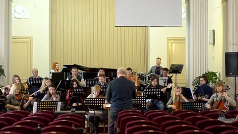 Pop symphonic orchestra music school Molodechno. L. Levashkevich Summer rain