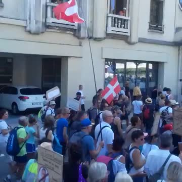 Chambery, France: Vaccine Passport Protests August 21, 2021