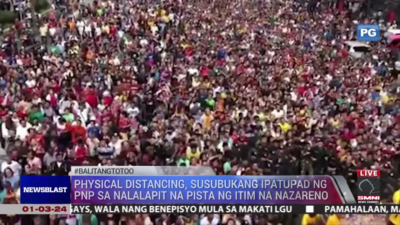 Physical distancing, pagsisikapang ipatupad ng PNP sa nalalapit na Pista ng Itim na Nazareno