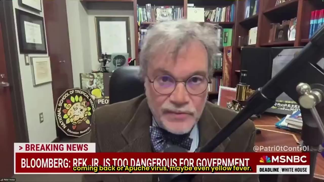 CrazyVax Sicko Peter Hotez says new viruses will be unleashed day after Trump inauguration