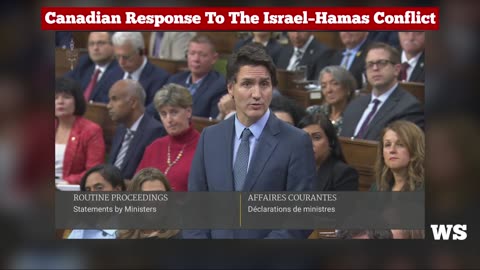 PM Trudeau Canadian response to the Israel–Hamas conflict