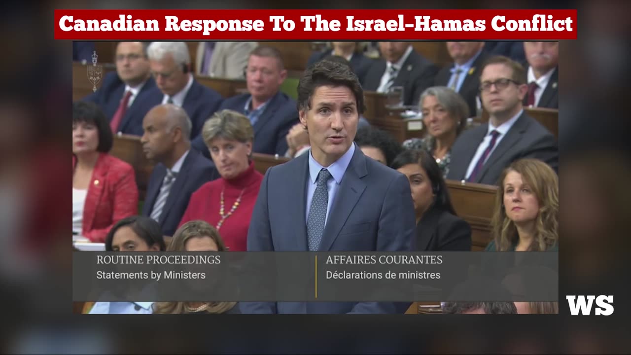 PM Trudeau Canadian response to the Israel–Hamas conflict