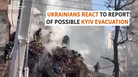 Ukrainians React To Reports Of Possible Kyiv Evacuation