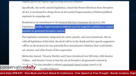 Conservative Daily Shorts: AI-assisted Impersonation of Federal Political Aspirants w Apollo