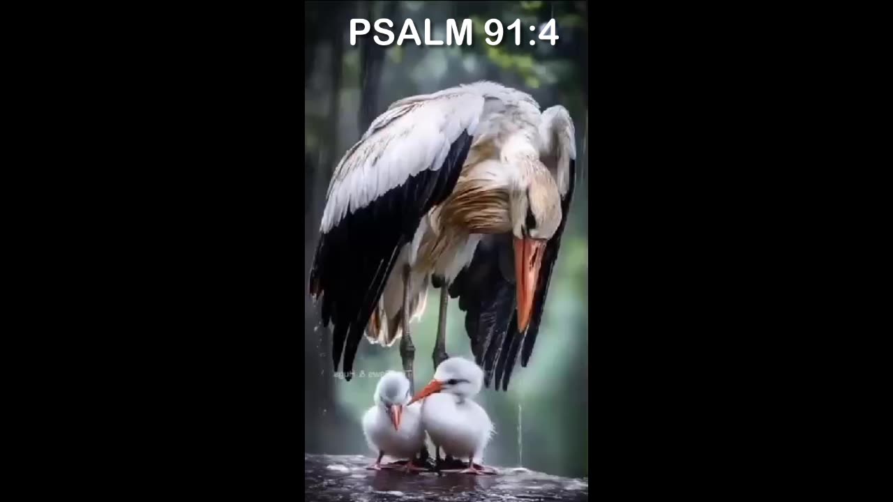 “He shall cover you with His feathers! ‭‭Psalms‬ ‭91‬:‭4‬ ‭