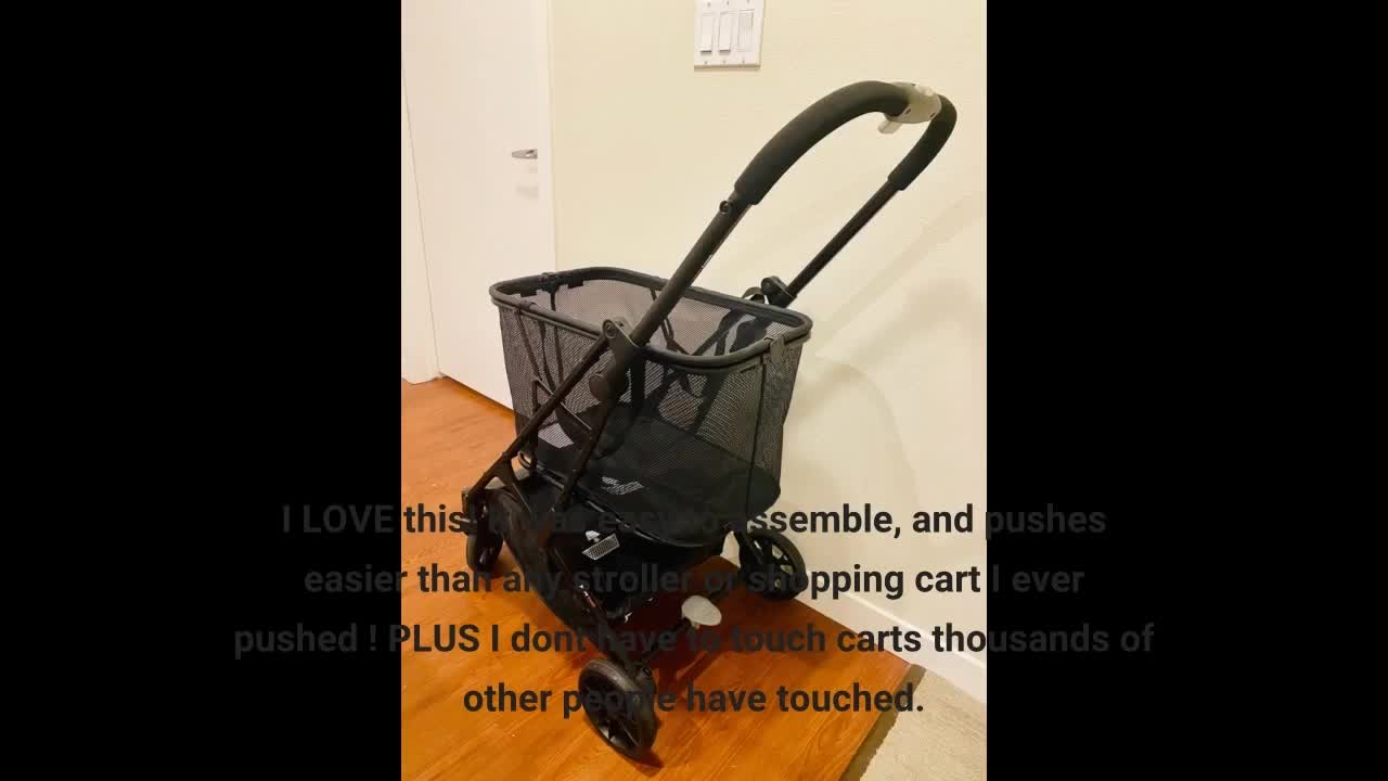 Joovy Boot Lightweight Shopping Cart Holds 70-Overview