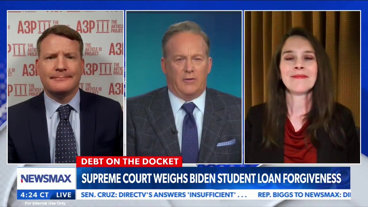 Mike Davis Joined Sean Spicer to Discuss the Student Loan Forgiveness Cases Before the Supreme Court