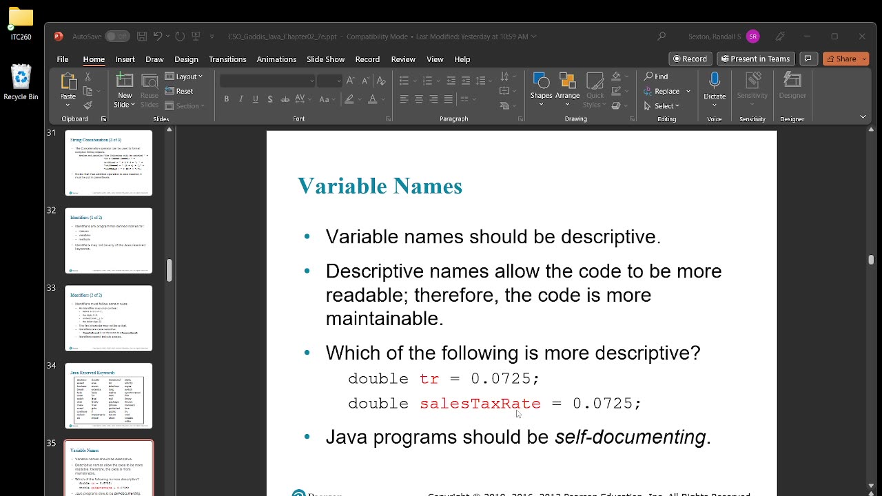 06 ITC260 Chapter 2 video 4