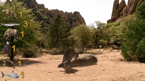 Walking with Beasts (2001) - Carnage Count