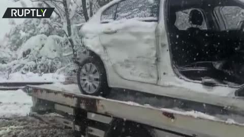 Obilne snježne padavine uzrokovale su velike poremećaje u Grčkoj, Turskoj i Iranu