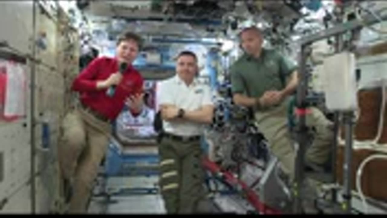 Space station crew Discusses Life in space with NASA's Newest Astronauts