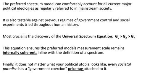 Part V (conclusions) - Towards A Universal Political Spectrum