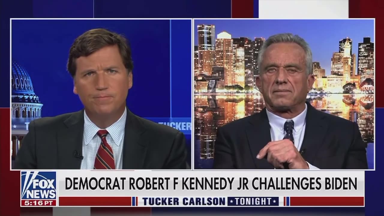 Robert F Kennedy jr explains why he is running for president.