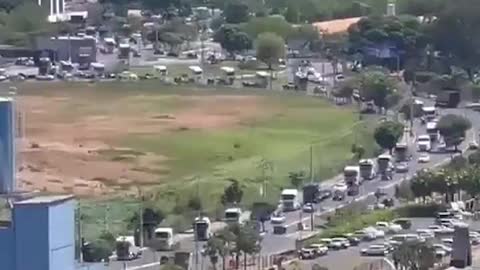 Bolsonaro Supporters Started A Convoy To Protest The Election Fraud