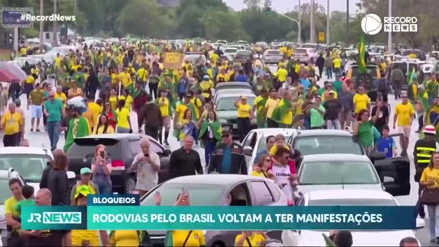 Rodovias pelo Brasil voltam a ter manifestações