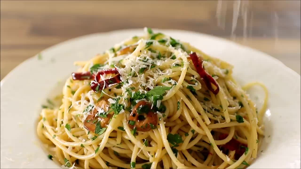 Spaghetti Aglio e Olio Recipe