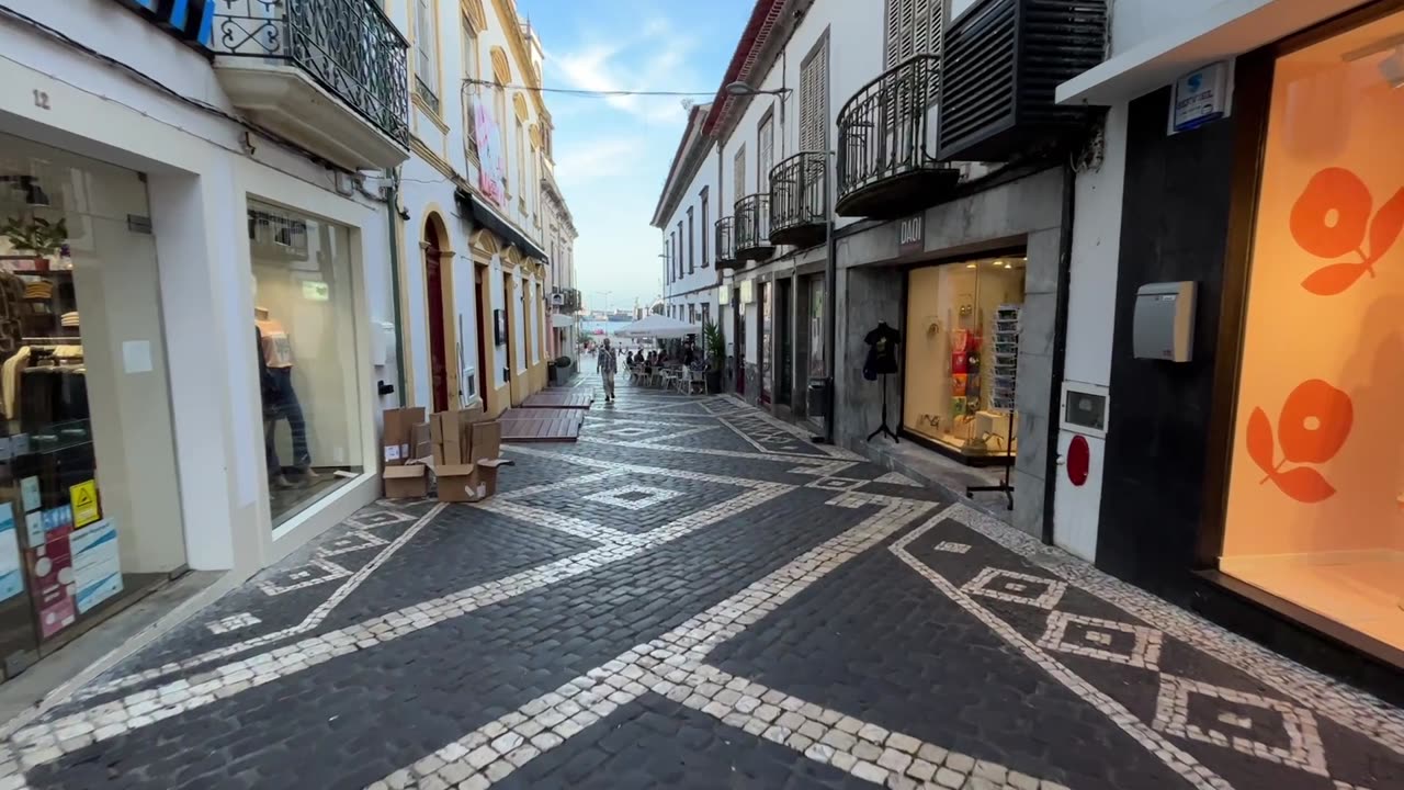 Ponta Delgada Wednesday afternoon Walk City Center - Azores Portugal - 04.10.2023 #IRL