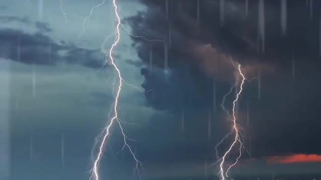 The storm arrives right away