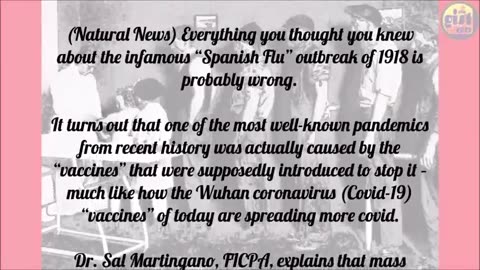 1918 스페인 독감 때 죽은 사람들은 백신 맞은 사람들 뿐