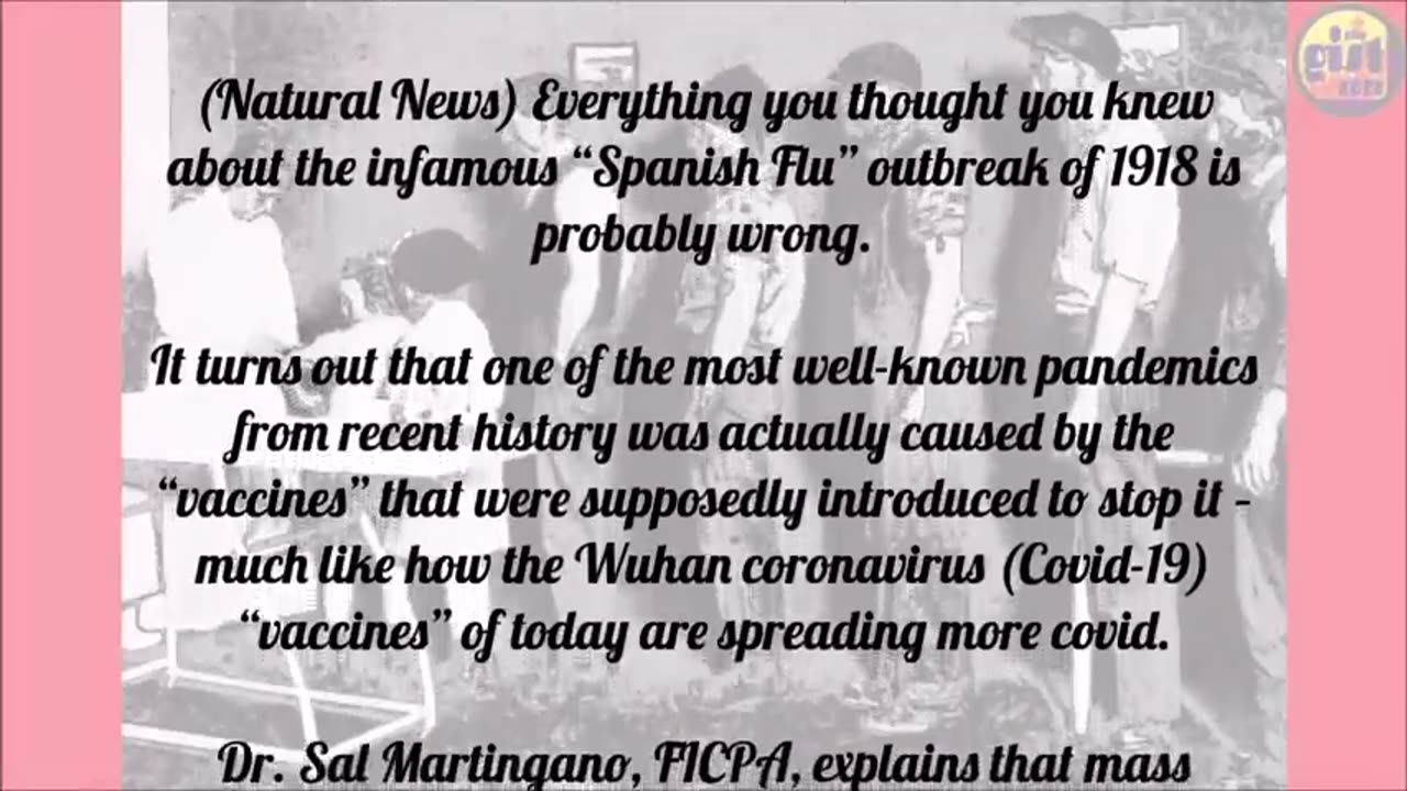 1918 스페인 독감 때 죽은 사람들은 백신 맞은 사람들 뿐