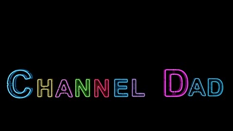 Neon Channel Sign - 4k