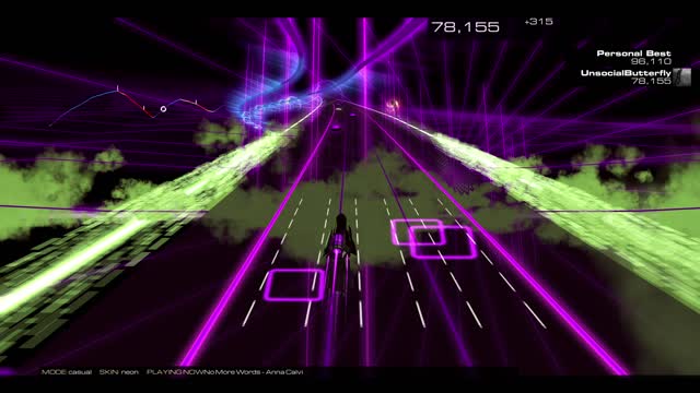 Audiosurf 2 "No More Words", by Anna Calvi