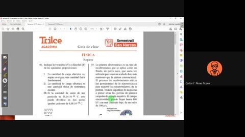 TRILCE SEMESTRAL 2021 | SEMANA 13 | FÍSICA: Repaso