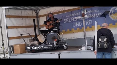 KUNDGEBUNG - BAUTZEN, Kornmarkt, 08 10 2022 - MICHAEL PRITZKE, Danke Dass Es Diсh Gibt