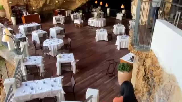 Best Place For Dinner ( Hotel Grotta Palazzese in puglia, Italy)