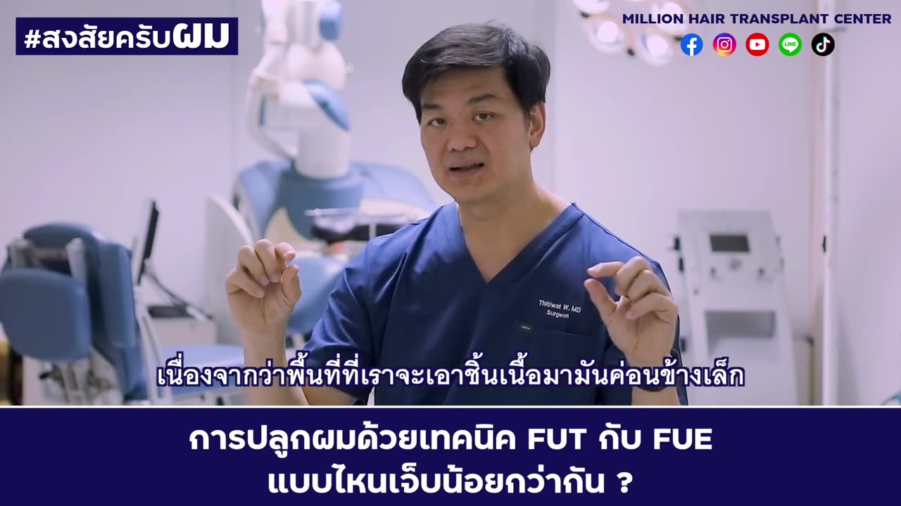 คลินิก ปลูกผม MHC ปลูกผม ด้วยวิธี FUE FUT โดยแพทย์ผู้ชำนาญการ ปลูกผม