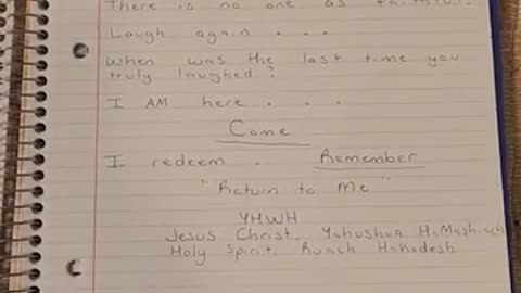 011824 Word From God Return - a message from your Creator YHWH