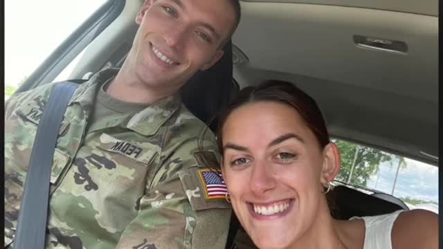 my boyfriend letting me visit him on a military base