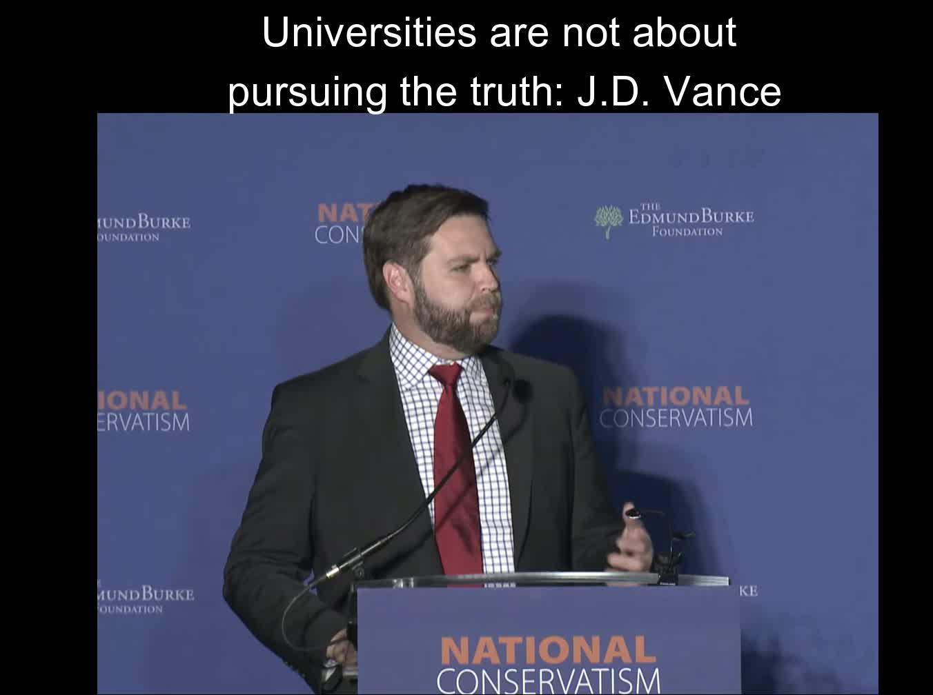 J.D. Vance: Universities are not about pursuing the truth
