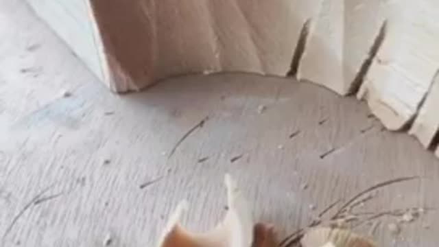 Wood cut satisfying