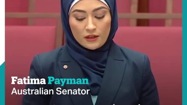 Australia’s first hijab-wearing senator delivers speech in Parliament