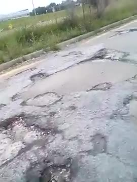 The worst pot holes ever!