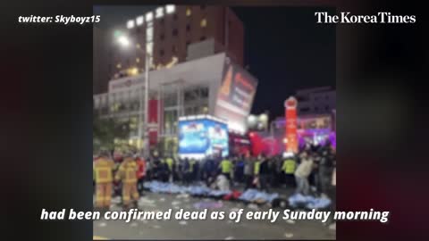 Itaewon nightmare: at least 153 killed in Halloween stampede