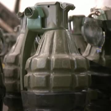 Israel Army Showing Weapons Used by Hamas